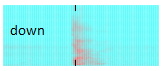 down spectrogram